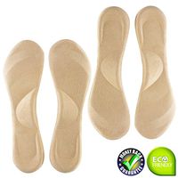 Arch Support Shoe Inserts for Women High Heels 2 Pairs - for Plantar Fasciitis, Low Arch, Flat Feet Pain (Size 8 or Smaller)