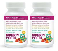 SmartyPants Gummy Vitamins SmartyPants Women's Complete Gummy Vitamins: Multivitamin - 180 count (Pack of 2)
