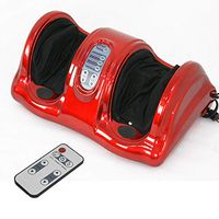 Compact and Portable Storage Design, Speed Adjustable, Reflexology Therapy, Foot Massager Machine with Switchable Kneading Rolling Massage