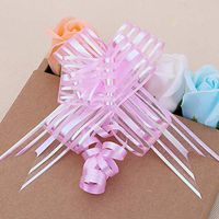 20pcs Creative Pull Bows Floristry Ribbon Wedding Party Gift Wrapping DIY Craft |Color - Pink|