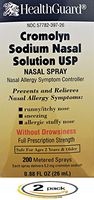 Cromolyn Sodium Nasal Solution 26mL *Pack of 2 Bottles Only