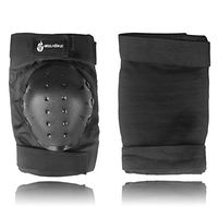 GigaMax(TM) High Quality Sports Knee Pads Kneepad Kneecap Kneelet PVC Soft Knee Protector Skating Ice Skiing Snowboarding Black