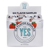 Yes bar - 6 bar Sampler Pack - (6Count) Plant Based Protein, Decadent Snack bar - Vegan, Paleo, Gluten Free, Low Sugar, Healthy Snack, Breakfast, On-The-Go, for Kids & Family