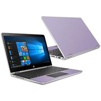 MightySkins Skin Compatible with HP Pavilion x360 15.6" (2018) - Solid Lavender | Protective, Durable, and Unique Vinyl Decal wrap Cover | Easy to Apply, Remove, and Change Styles | Made in The USA