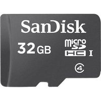 SanDisk microSDHC 32GB Flash Memory Card, Black, SDSDQM-032G-B35 (Retail Packaging)