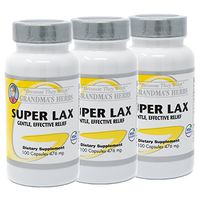 Grandma's Herbs Super LAX Most Effective Natural Mild Herbal Laxative with Cascara Sagrada (3)
