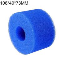fanmaosdf Filter Sponge,Reusable Cylindrical Swimming Pool Filters Foam Sponge Cleanser Replacement Blue 1