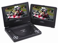 Audiovox D1788ES 7-Inch Portable DVD Player Package with Extra 7-Inch Screen