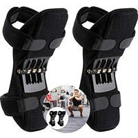 Knee Boost, Joint Support Knee Pads Power Lifts Spring Force, Knee Brace Knee Protection Powerful Support Powerlifts Joint for Arthritis Gym,Black
