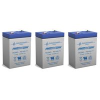 Power Sonic 6V 4.5AH SLA Replacement Battery for Sunnyway SW635-3 Pack