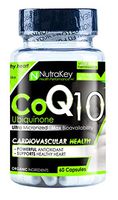 NutraKey COQ10 Capsules, 60 Count