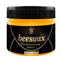 Wood Seasoning Beewax Polish,Waterproof Natural Beewax Furniture Care,Wood Furniture Cleaner and Polish for Wood Doors,Tables,Chairs,Cabinets