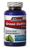 Metabolism Booster for Weight Loss and Appetite suppressant - Green Coffee Cleanse - Extra Strength Formula Plus - Green Coffee Bean Extract for Weight Loss Pills - 1 Bottle 60 Capsules
