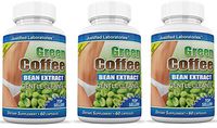 Pure Green Coffee Bean Extract Cleanse Detox Weight Loss 60 Capsules (3 Bottles)