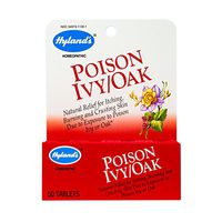 Poison Ivy & Poison Oak Treatment by Hyland's, Natural Relief for Itching, Blisters, and Burning Skin, 50 Tablets