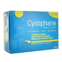 Cystiphane Hair and Nails Strengthening Health Vitality Capsules with Cystine B6 - 120 Capsules. by Cystiphane