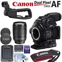 Canon EOS C100 with Dual Pixel CMOS AF & EF-S 18-135mm f/3.5-5.6 Lens Bundle