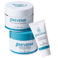 Brevena Basics Kit | Sensitive Skin Products Fragrance Free Products with Vitamin C, Hyaluronic Acid, Balm for Dry Cracked Feet