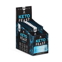 Ancient Nutrition KetoFEAST Powder, Vanilla, 12 Servings - Keto Diet Meal Replacement with Ketogenic Superfoods for Ketosis and Energy