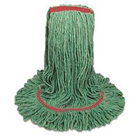 Boardwalk BWK503GNNB Mop Head, Premium Standard Head, Cotton/Rayon Fiber, Large, Green (Case of 12)