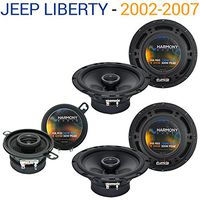 Compatible with Jeep Liberty 2002-2007 OEM Speaker Replacement Harmony (2) R65 R35 Package