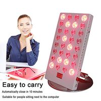 Enwepoeo Near Infrared Red Light Device Therapy, 660nm and NIR 850NM Red Light Therapy Bulb Light Box Portable Thin Border Design Aluminum Alloy Material