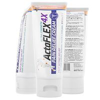 Nordic Clinical’s ACTAFLEX 4X Pain Relief Cream, 4 Oz. Rubs Out Pain on Contact. Muscle Pain Relief Cream with Menthol. Pain Relief Cream Knee, Pain Relief Cream Muscle.