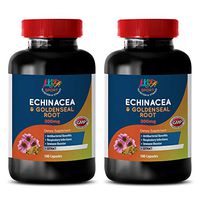 Metabolism Boosting Pill - Echinacea Extract & Goldenseal Root 300 Mg Complex - Immune Support - 2 Bottles (120 Capsules)