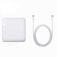 BOLWEO 61W USB-C Power Adapter, Replacement Charger Compatible with M Book Pro 13 inch 2016 MBook 12 inch 2015 with 2M USB-C to USB C Charge Cable