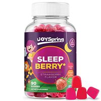 SleepBerry Melatonin Gummies for Kids - Natural Sleep Aid for Toddlers - Helps Children Fall Asleep Fast and Wake Up Rested - Tasty Strawberry Flavor, 5mg