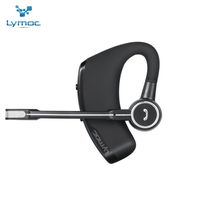LYMOC Bluetooth Headset, Adjustable Ear Wireless Bluetooth Earpiece Headphone Hands Free CSR4.1 Noise Cancellation Mic Compatible for All Phones Android for Driving/Business/Office/Riding (Black)