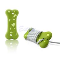 Forgun Dog Bone Cute Cartoon Cord Cable Headphone Earphone Wrap Manage Winder Organizer