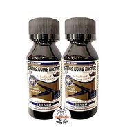 2 x Humco Strong Iodine Tincture 7% First Aid Antiseptic 1 oz Plus Free Sticker by Lucky Donk