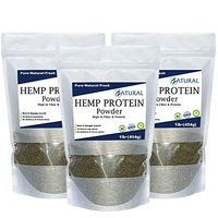 100% Pure Hemp Protein - Canadian farmed - All Natural - High Protein - High Fiber (3 Pounds)