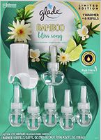 Glade Plugins Bamboo Bliss Song, 1 Warmer + 6 Scented Oil Refills