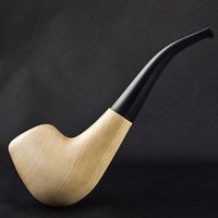 6.1'' Light wooden smoking pipe. Best smoking pipes. WORLDWIDE shipping. by Royal wooden collection