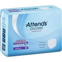 Attends Discreet Underwear Day/Night APPNT30 Large Case of 56, White