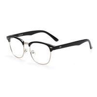 Cyxus Blue Light Blocking Computer Glasses for Anti Eye Strain UV Transparent Lens Black Frame Reading Glass Unisex (Men/Women) (8056T01, Black)