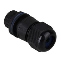 CNBTR Ethernet LAN Black IP68 Protection M20 Stuffing Locknut Outdoor Plastic RJ45 AP Waterproof Cable Gland Connector