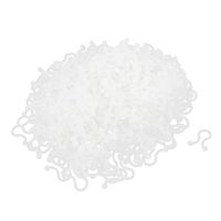 uxcell Round Tips Releasable Twist Lock Cable Ties 7mm Dia 500 Pcs