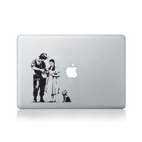 Banksy Wizard of Oz Stop and Search Vinyl MacBook Decal/Laptop Decal - Fits MacBook Air (11/13), MacBook Pro (13/15), MacBook Pro Retina (13/15) and MacBook Retina (12)