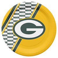 NFL Green Bay Packers Disposable Paper Plates, Pack of 20