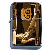 Route 66 Flip Top Oil Lighter D10 Historic Famous U.S. Roads Will Rogers Highway Travel