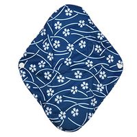 5 Colors Women Menstrual Pad, Health Reusable Washable Bamboo Charcoal Mama Cloth Sanitary Towel with Charcoal Absobancy Layer (WSD23)