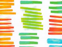 WATERCOLOR RAINBOW 18"x833'Gift Wrap Full Ream Roll (1 unit, 1 pack per unit.)