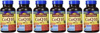 Nature Made, Naturally Orange CoQ 10 200 mg 140 Softgels EFluz (Pack of 6)