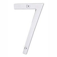 NACH hh-sdw6-wht-7 House Address Number Floating Shadow, Glossy White #7