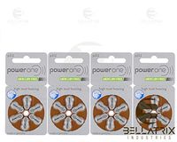 Power One Size 312 Hearing Aid Batteries (24 Batteries)