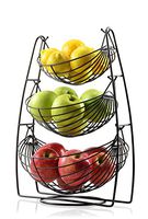 Saganizer Bronze 3 Tier Fruit Baskets fruit basket