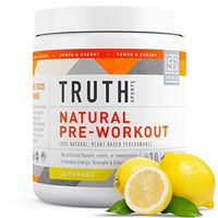All Natural Pre Workout Powder- Plant Based, Keto & Vegan Friendly Preworkout - Energy, Focus & Performance - Boost Muscle Strength & Endurance- Truth Nutrition (30 Servings - Lemonade)